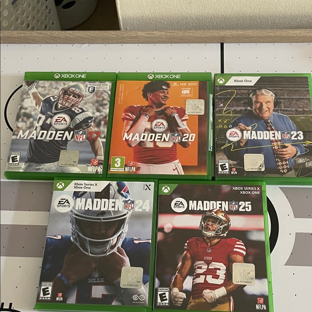 Madden NFL Video Game Collection - Green Cases